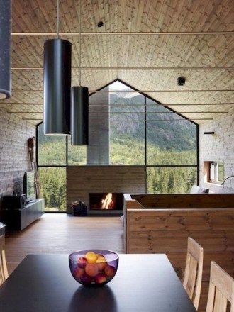 Lovely Scandinavian Fireplace To Rock This Year 34 | Dream Home in