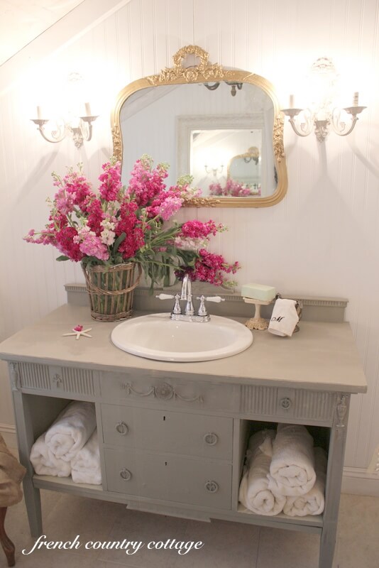 28 Best Shabby Chic Bathroom Ideas and Designs for 2019