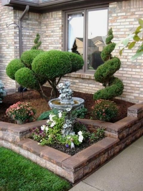 simple front yard landscaping design ideas on a budget 05