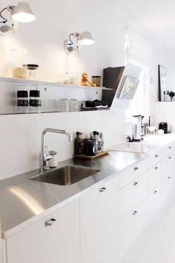 46 Simple Modern Scandinavian Kitchen Inspirations | Kitchen