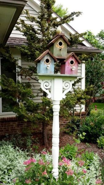 Stand Bird House Ideas Garden Ideas