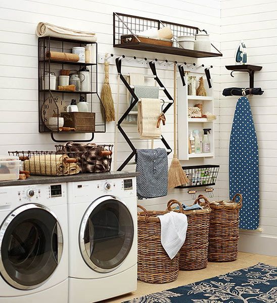 Ten Stylish Laundry Rooms You Can Copy | #homedecor | Laundry Room