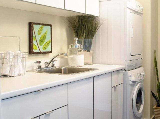 8 ways to maximise space in a utility room
