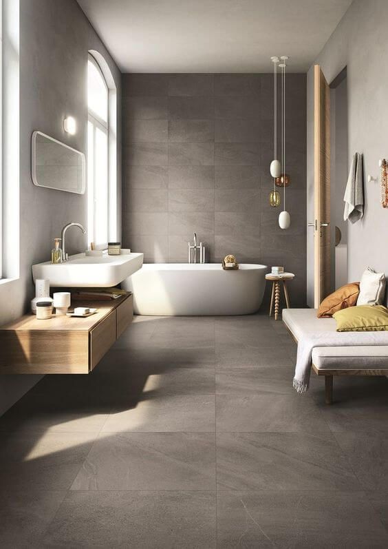 30 Elegant Examples of Modern Bathroom Design For 2018 | Bathroom