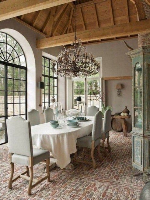 Top French Country Dining Room Design 1