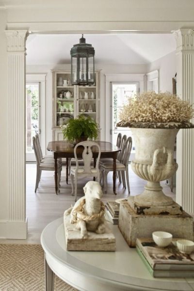 Exquisite flow between neutral spaces. | The White Room | Pinterest