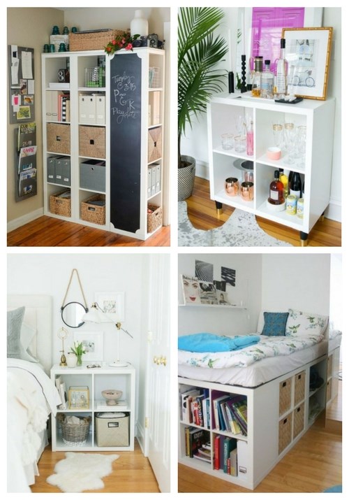 75 Cool IKEA Kallax Shelf Hacks | ComfyDwelling.com