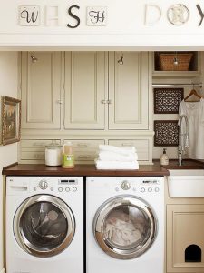 Laundry Room Storage Solutions | Lovely Laundry Rooms | Laundry room
