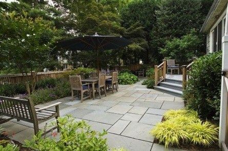 Traditional Rustic Garden Patio Flooring Ideas