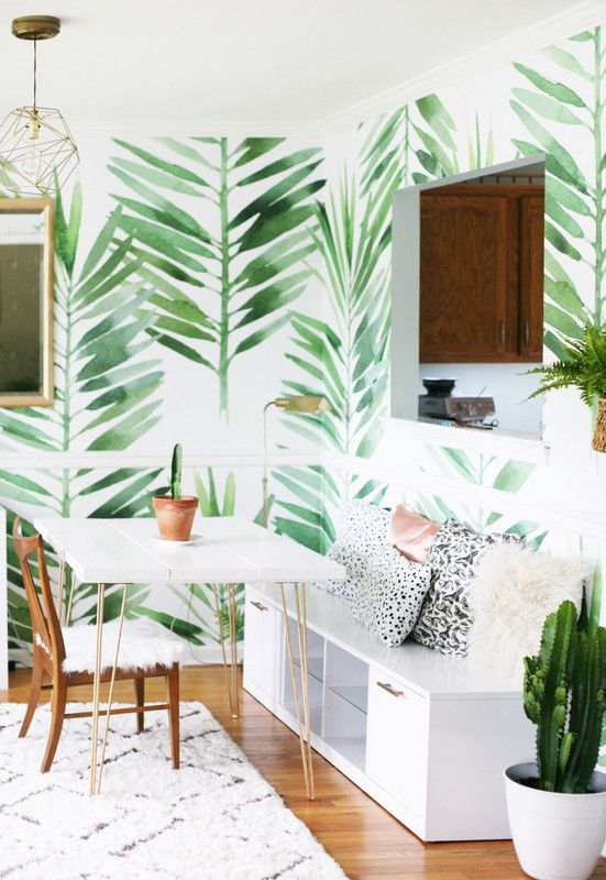 7 Tropical Wallpapers To Decorate Your Home With | forever 21 | home