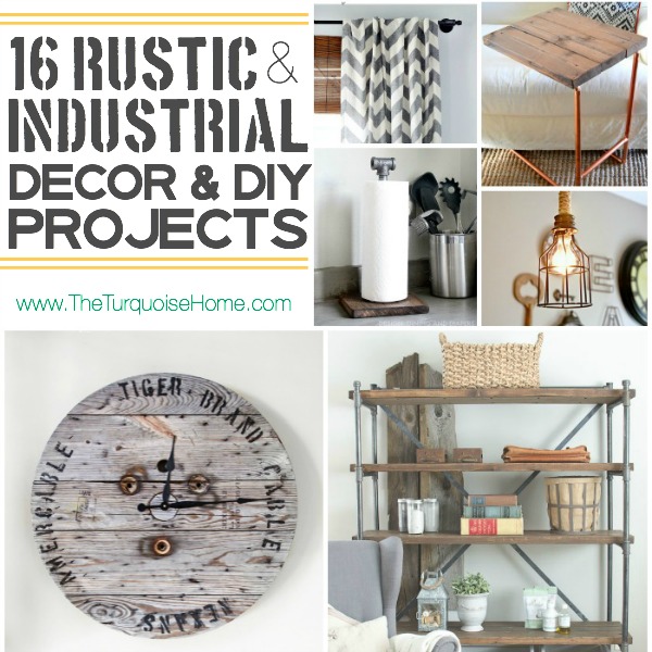Style Trend: 16 Rustic Industrial Decor Ideas and DIY Projects | The
