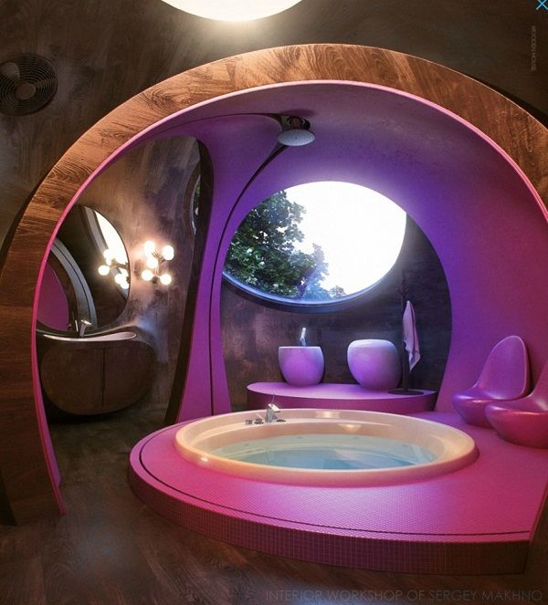 21 Unique Bathroom Designs | House ideas | Apartment interior design