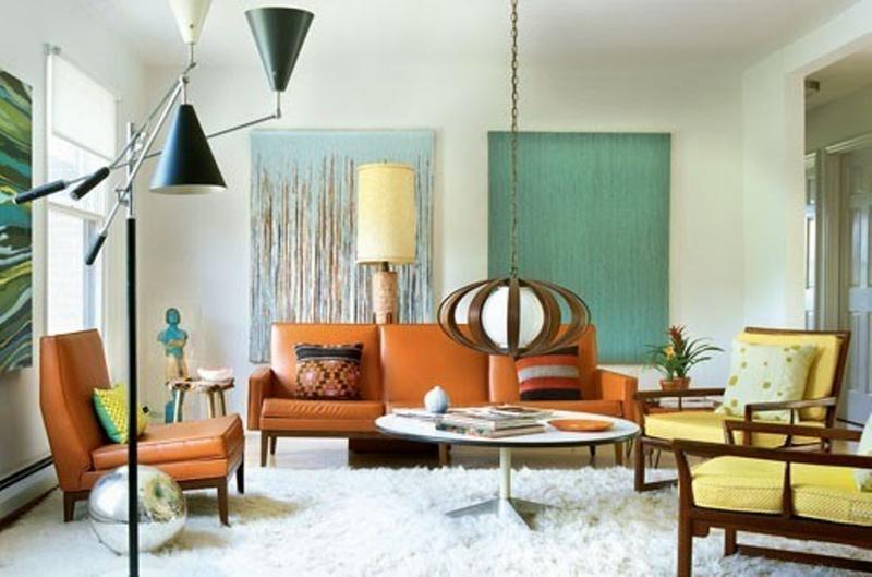 20 Captivating Mid-Century Living Room Design Ideas - Rilane