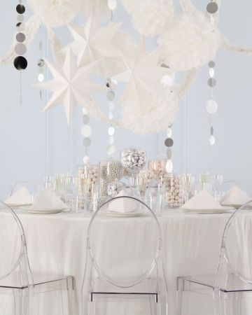 DIY Home Projects | Party ideas | All white party, Party, Winter