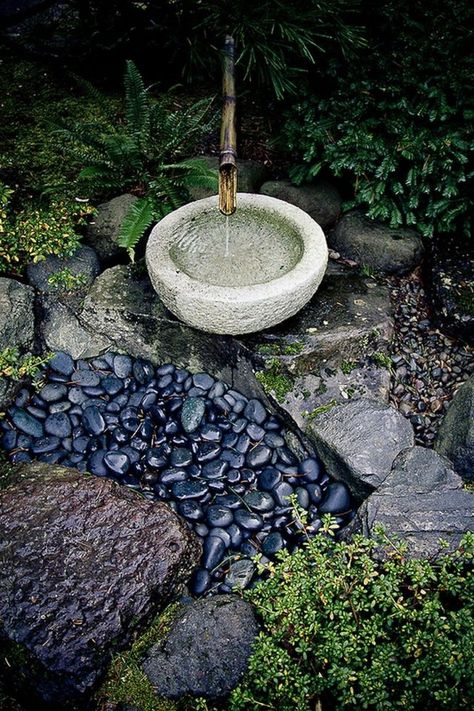 35 Good Zen Water Fountain Ideas for Garden Landscaping | garden