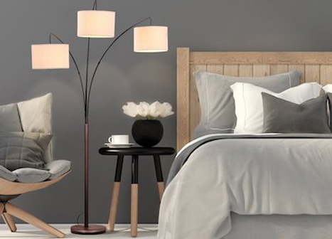 Bedroom floor lamp: a light source in your bedroom