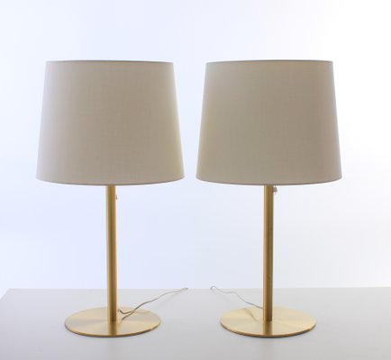 Brass table lamps