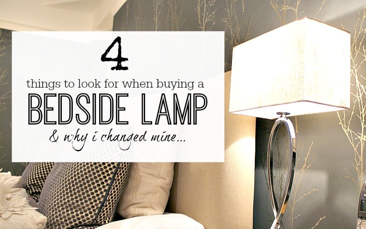 Buying bedside lamps