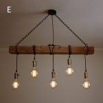 chandeliers in wood