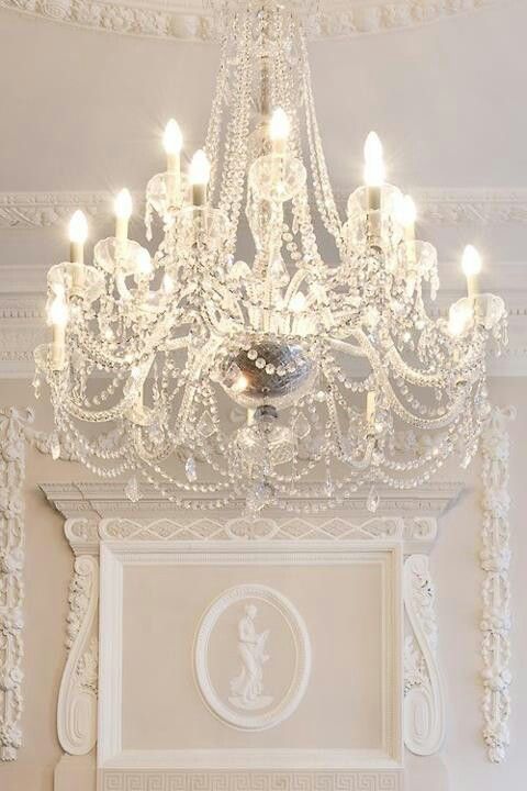 Chandeliers with pearls