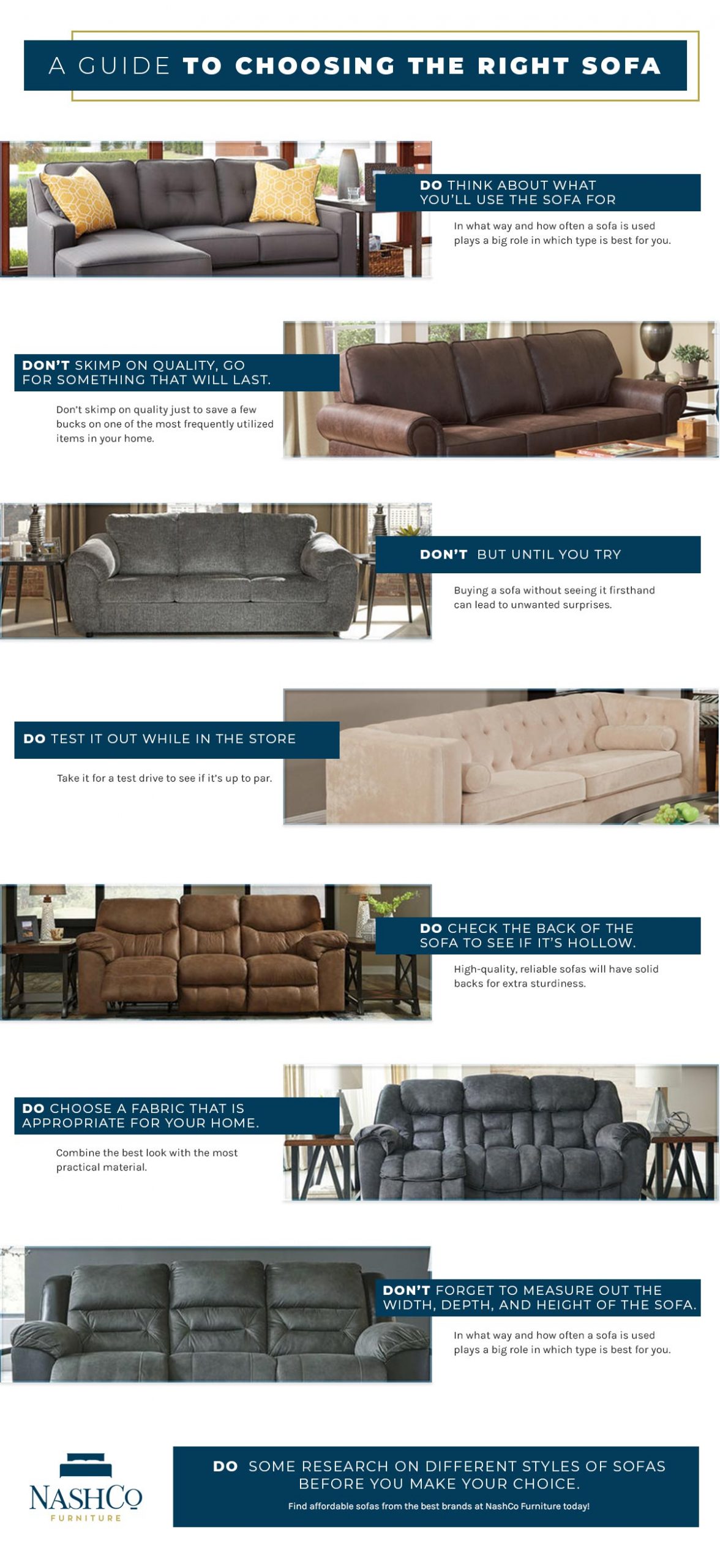 Choosing the best sofa for you