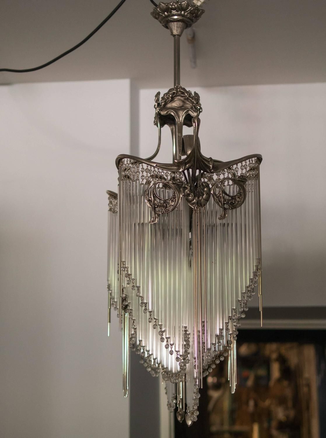 Decor with chandelier lamps