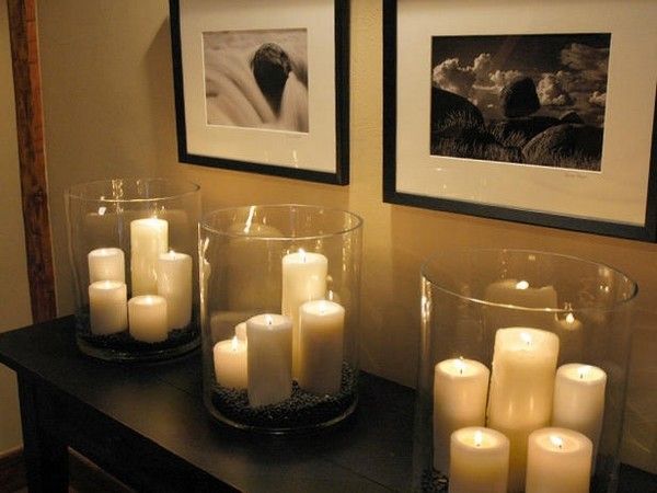 Decorate your home with candles