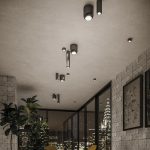 Design ceiling lighting with outdoor lamps: step by step
