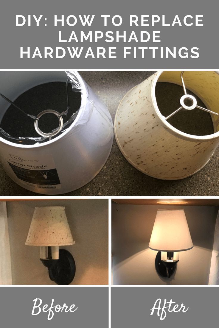 DIY lampshades for a new lamp