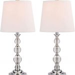 Elegant glass table lamps for the bedroom