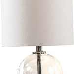Glass bedside lamps