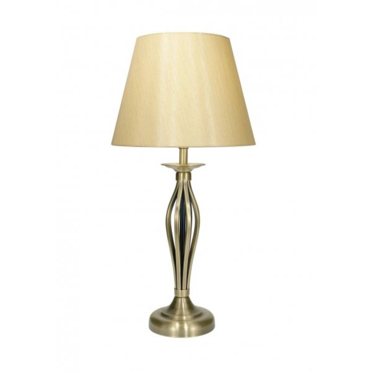 Go for antique brass table lamp