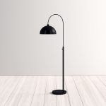 Innovation and creativity with a black arched floor lamp