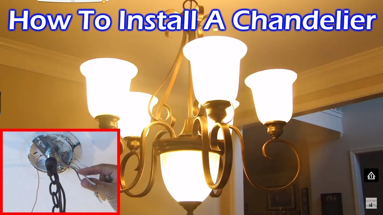 Installing 6 chandeliers