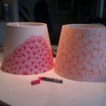 Lampshade design: beautify a lampshade