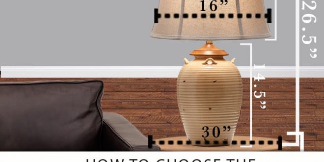 Table Lamps Bedroom Lighting, How To You Measure A Table Lamp Height