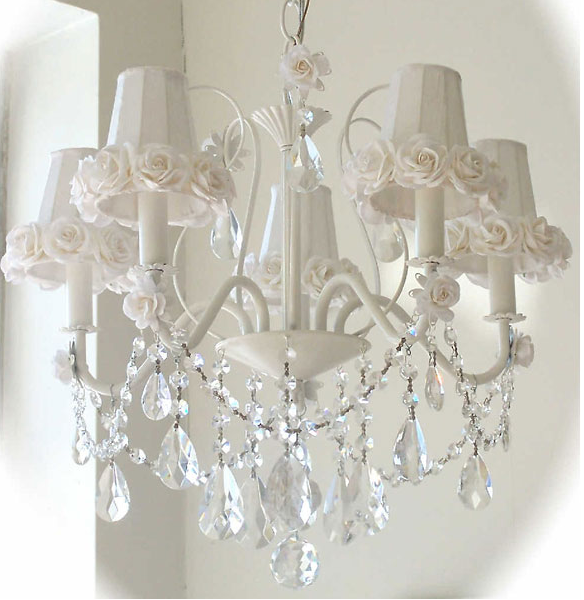 Shabby chic chandeliers