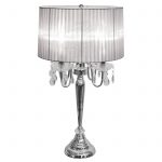 Silver shades for table lamps