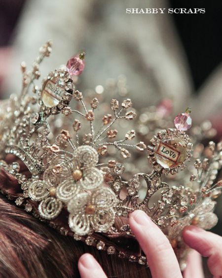 Stunning glass crowns