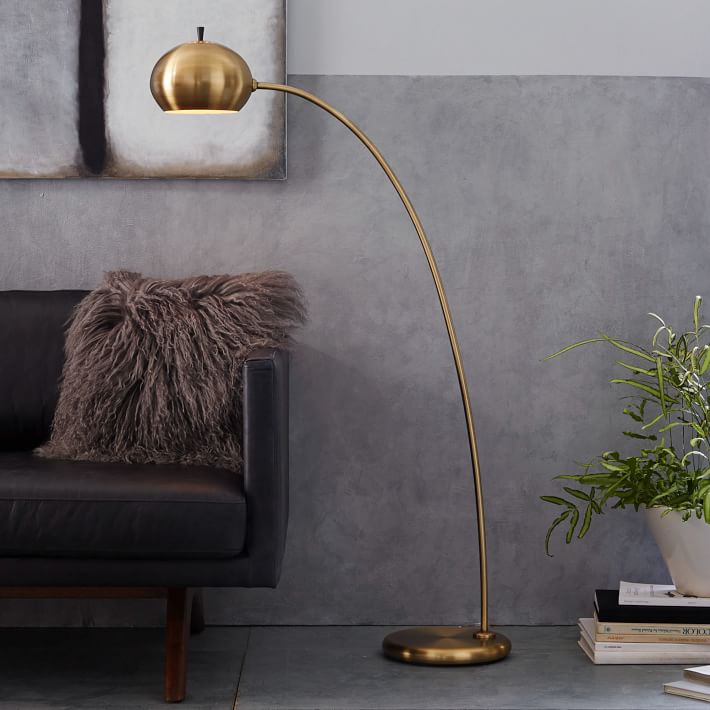 Styling tips for brass arch floor lamp