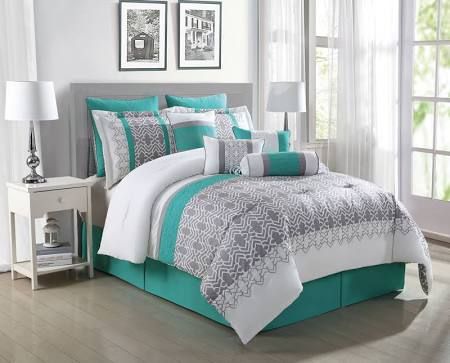 teal bedding set queen design ideas