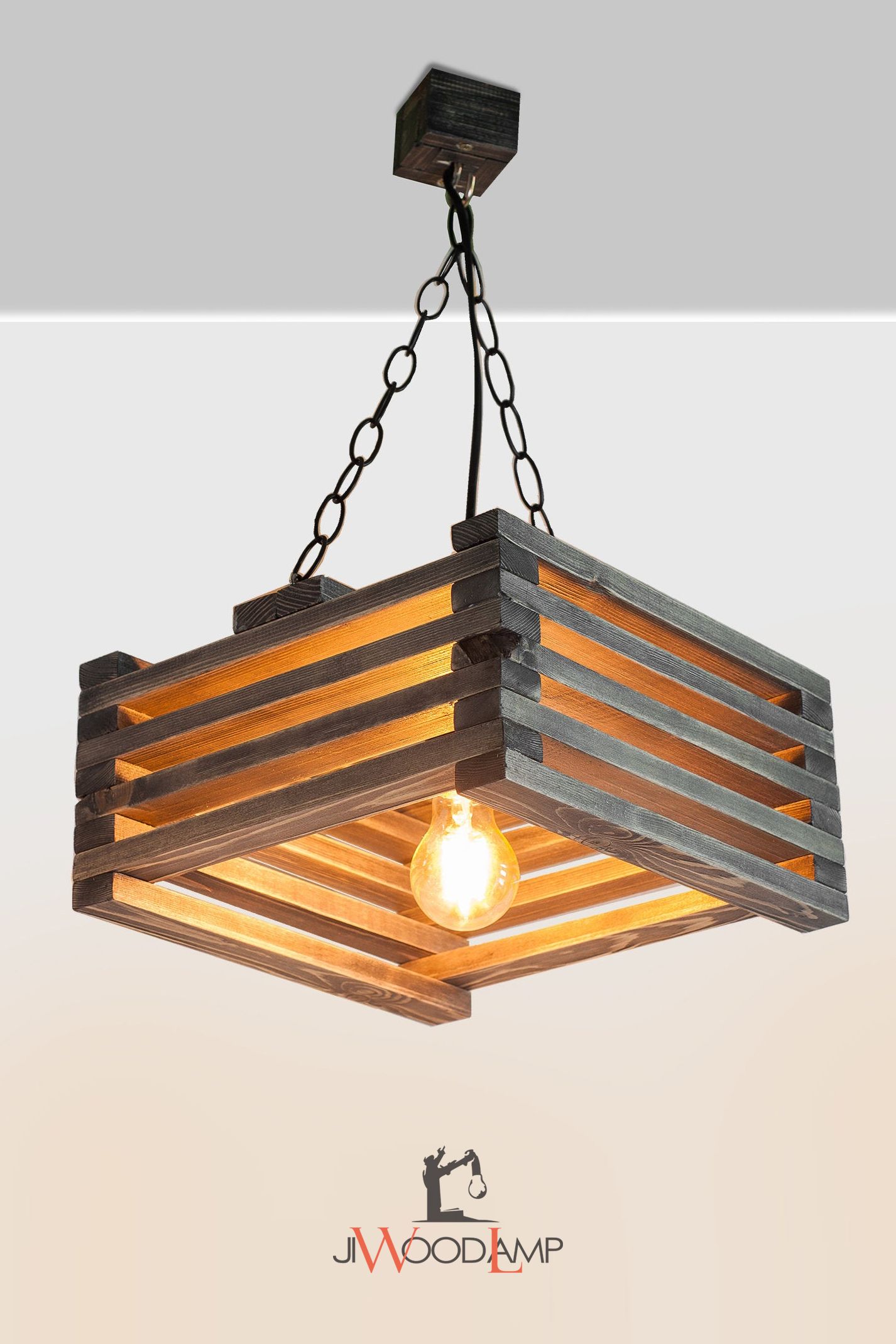 Wooden lamps decor