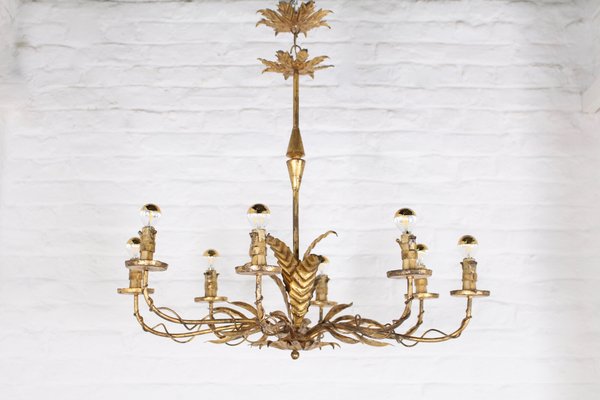 Wrought iron chandelier