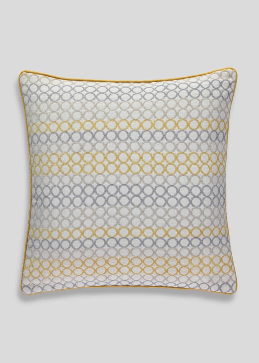 Yellow and gray pillows matalan