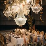 Using a decorative chandelier