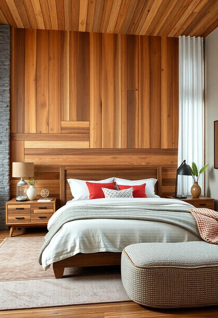Barnwood Accent Walls Featuring Subtle Color Variations to Add Depth and Warmth to the Room