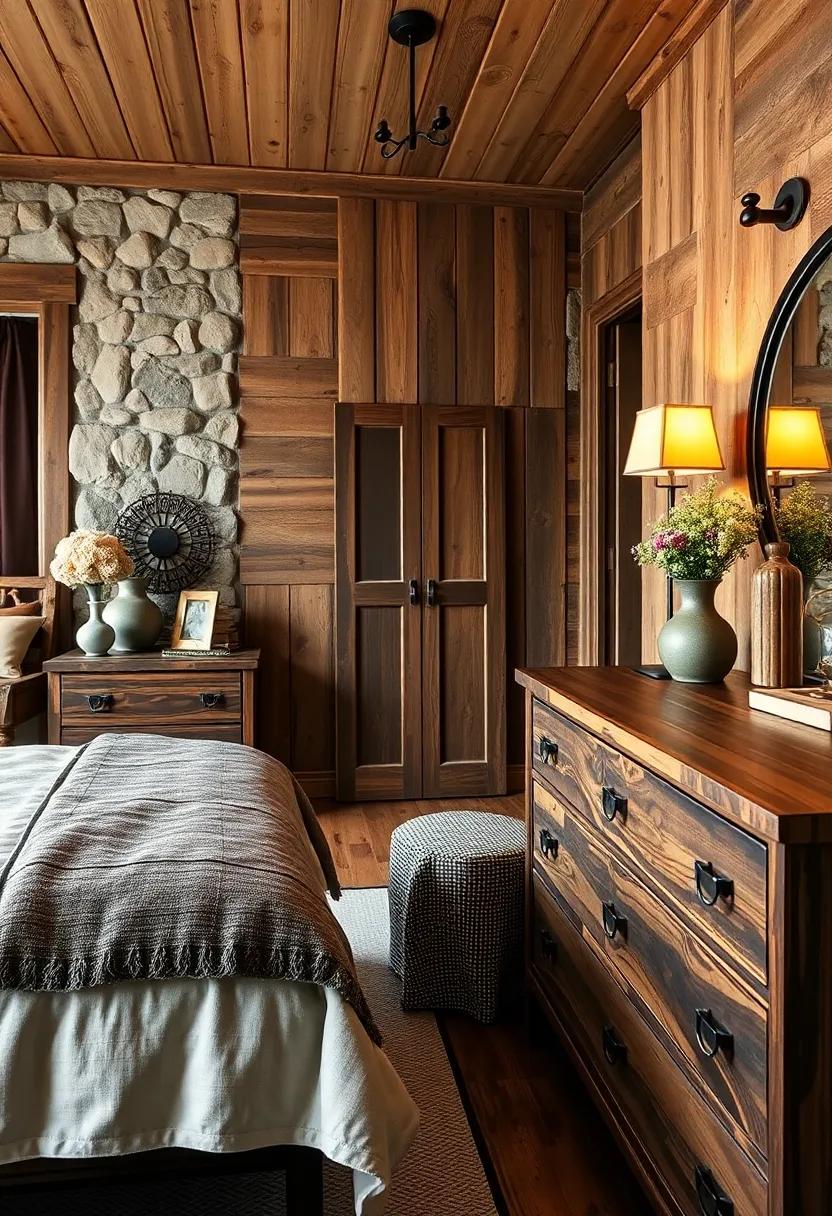 Exposed Vintage Hardware on Barnwood Dressers Highlighting Artisan Metalwork and Rustic Flair