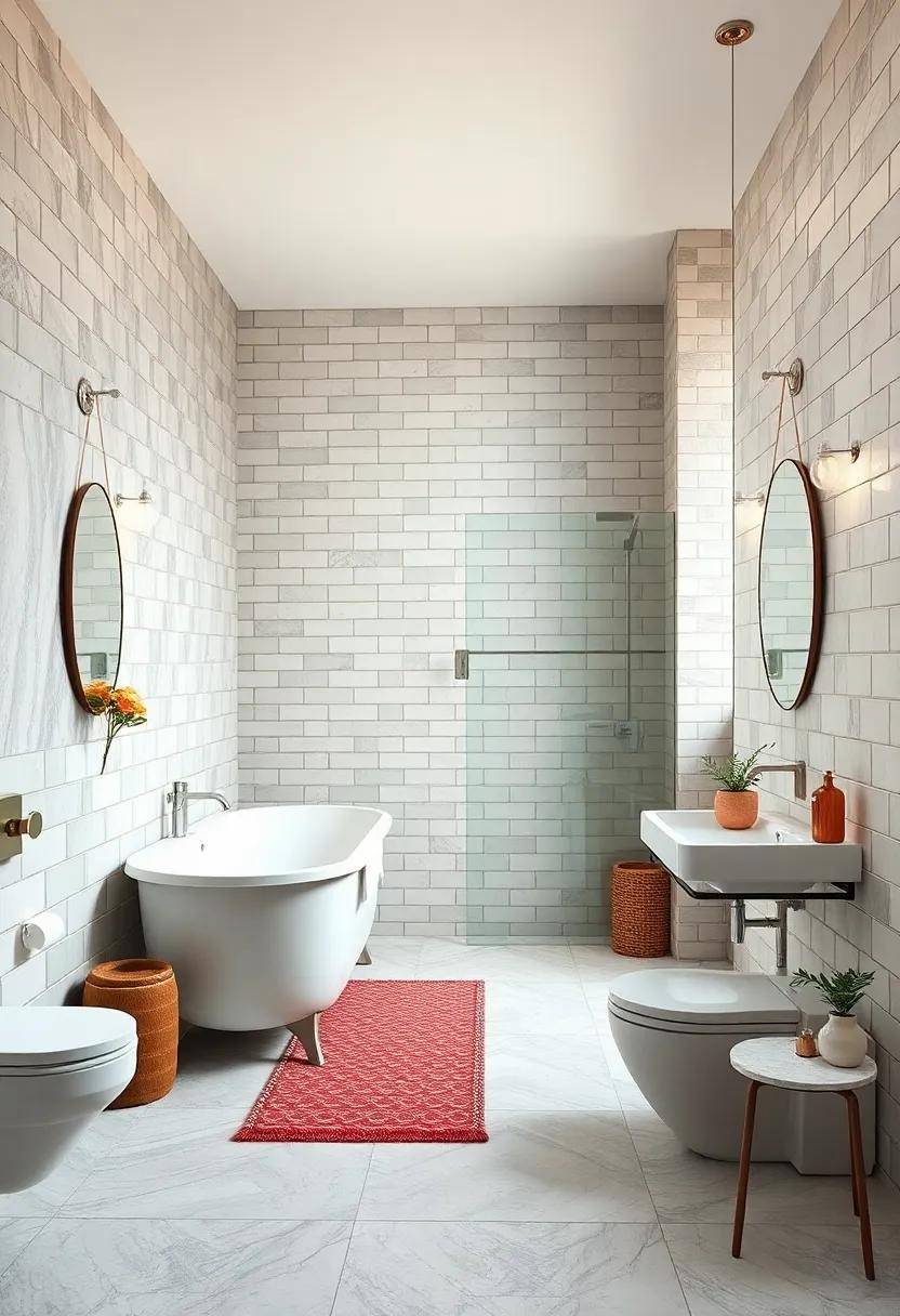 Soft Color Palettes Creating Serene Ambiance With Pastel Tiles In Vintage Bathroom Designs