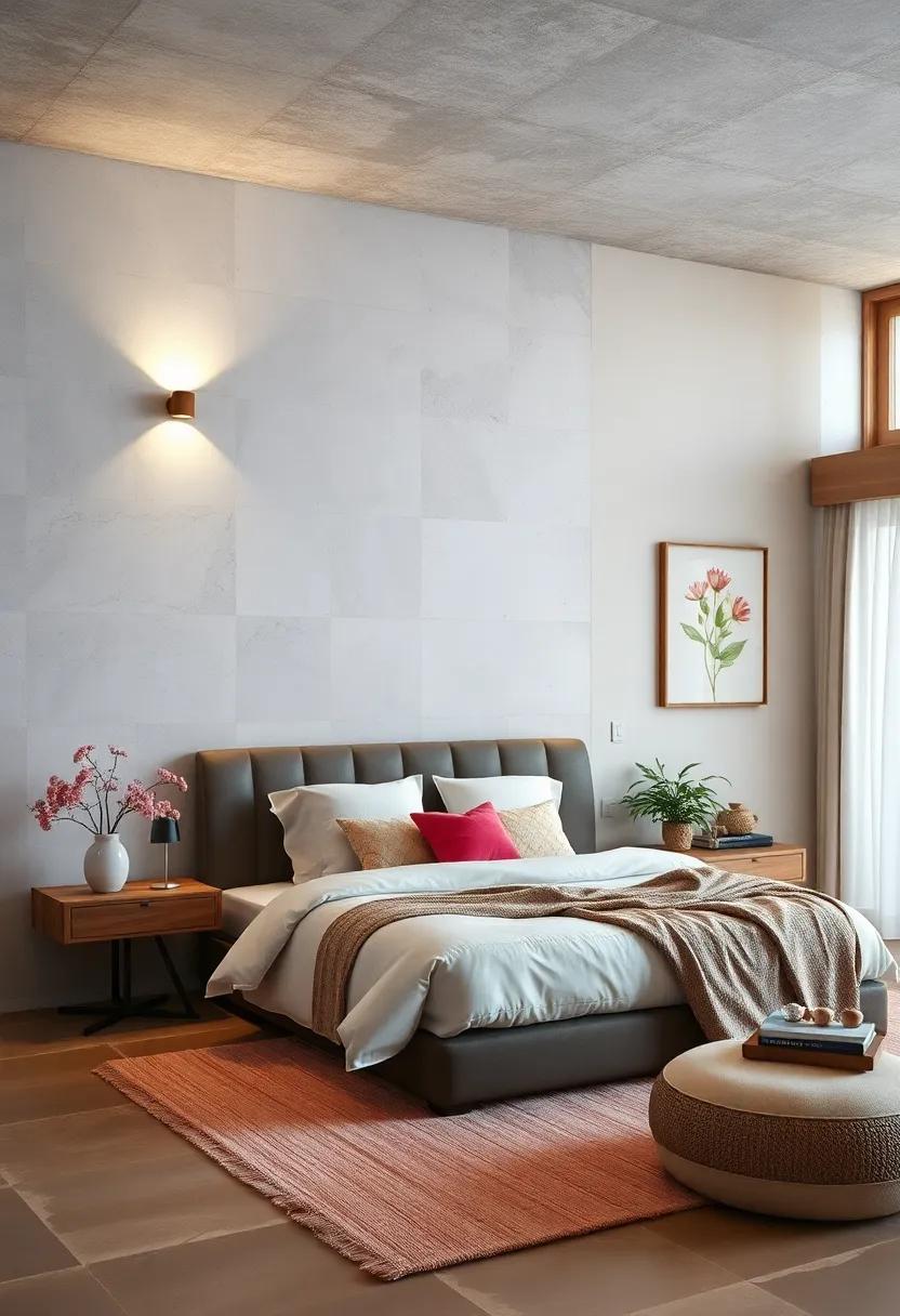 Eco-Friendly Wall Sconces Accentuating Botanical Prints on Soft Pastel Walls