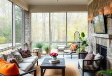 Enjoy the Outdoors: Stylish and Functional Screened Back Porch Designs
